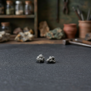 Paire de diamants verts naturels bruts non taillés, pierres précieuses Carbonado pour la fabrication de bijoux - Product Image 1