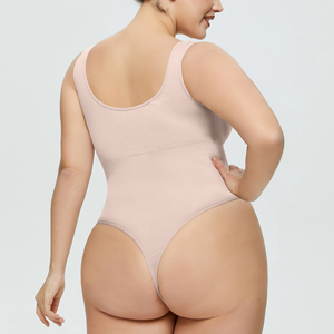 Bán Buôn Lụa Bodysuit Cho Người Lớn Cộng Với Kích Thước Liền Mạch Tummy Kiểm Soát Mông Nâng Lên Ánh Sáng Shapewear Mức Độ Eo Giảm Béo Thoáng Khí - Product Image 6