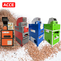 Granulateur de fil de cuivre ACCE, broyeur de câbles en alliage d'acier inoxydable avec moteur à engrenages, haute productivité automatique