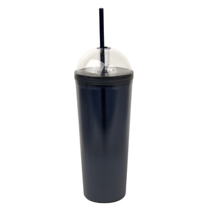Năm màu gradient cong Bìa tái sử dụng nhựa rơm <span class=keywords><strong>cup</strong></span> với nắp và rơm - Product Image 3