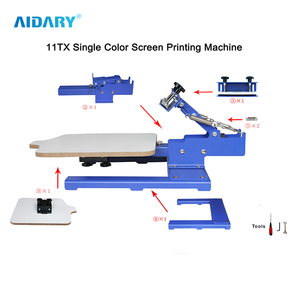 Chất Lượng Cao 1 Trạm Của Nhãn Hiệu Lụa Màn Hình In Ấn Báo Chí Bán Tự Động Với Màn Hình Máy In Tấm Cho Thẻ & Giấy In Ấn - Product Image 4