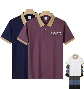 Designers Polo T Shirts Plus Size Heren Polo Shirts Met Contrast Kleur Hoge Kwaliteit Luxe Voor Mannen Stijlvolle Custom Geborduurde