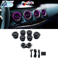 Kit de couverture de lumière ambiante pour grille d'aération de voiture de classe S, éclairage intérieur automobile, 64 couleurs RGB pour Mercedes Benz S Coupé W217 2014-2024