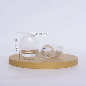 Yüksek kaliteli tasarım lüks silindir Oval özel parfüm şişesi zarif sis Spry ve kapaklı 15ml 50ml Parfum şişeler - Product Image 5