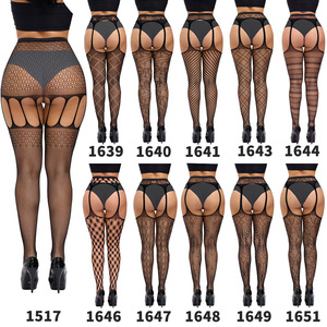 <span class=keywords><strong>Bas</strong></span> résille ultra-élastique <span class=keywords><strong>pour</strong></span> femmes européennes américaines, jarretelles sexy, maille ouverte, <span class=keywords><strong>porte</strong></span>-jarretelles anti-dérapant, collants solides <span class=keywords><strong>pour</strong></span> - Product Image 2