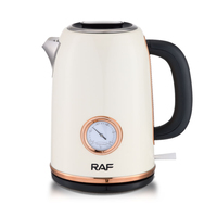 Bouilloire électrique en acier inoxydable de haute qualité, grande capacité 1,7 L, chauffe-eau rapide