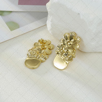 Boucles d'Oreilles Goutte d'Eau à Filetage Lisse en Acier Inoxydable Vintage Minimaliste Antirouille Accessoires Bijoux pour Femmes Élégants