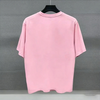 Kaos Pria 2027 Musim Semi Warna-Warni Kerah O Regular Fit Lengan Pendek Custom 100% Katun Bernapas Cepat Kering Polos