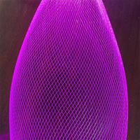 2m 3M 5m 10m IP65 luces LED de malla de fibra óptica para decoración de iluminación de techo de árbol al aire libre impermeable 0,75mm malla de fibra óptica