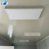 Zhongnan Maison individuelle détachable personnalisée en paquet plat maison prête à l'emploi petite maison bon marché maisons modulaires portables préfabriquées en conteneurs