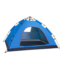 Tente de camping quatre saisons pour 3-4 personnes, facile à monter, imperméable, en tissu Oxford, pour la plage et le terrain, vente en gros