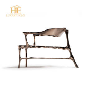 आधुनिक हाथ उच्चारण कुर्सी अवकाश दिन रहने वाले कमरे में सामयिक लाउंज चेयर होटल लॉबी गुलाबी टफ्टेड राउंड बैरल कुर्सी - Product Image 4