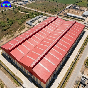 Edificio de taller con estructura de acero reforzado, taller de maquinaria pesada preingenierizado para Ghana - Product Image 1