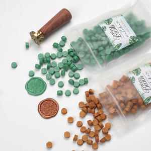 Perles de cire 200 pièces par sachet, cire à cacheter à séchage rapide pour travaux manuels sur papier - Product Image 3