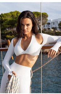 Completi Yoga a Maniche Lunghe con Logo Personalizzato, Effetto Push-Up, <span class=keywords><strong>Abbigliamento</strong></span> <span class=keywords><strong>Sportivo</strong></span> da Donna Traspirante e ad Asciugatura Rapida per Fitness e Attività all'Aperto - Product Image 6