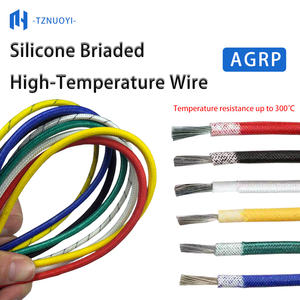 Fil résistant aux hautes températures, câble en silicone souple, câble AGRP en cuivre étamé résistant à la chaleur, câble tressé en fibre de verre - Product Image 3