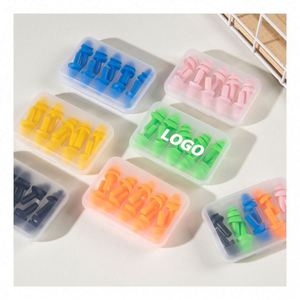 Juego de Tapones para los Oídos Ecológicos Personalizados, Tapones de Silicona con Cancelación de Ruido para Nadar, Dormir y Uso Industrial - Paquete al por Mayor - Product Image 1