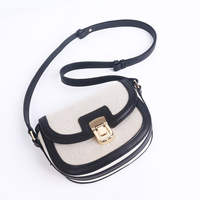 Bolso de Hombro/Bandolera 2026 de PU Trenzado con Bloques de Color en Contraste, Estilo Retro, Versátil, Tipo Clutch para Mujer