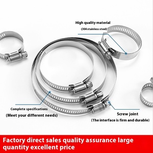 Nhanh Chóng Cài Đặ<span class=keywords><strong>t</strong></span> 304 Thép Không Gỉ Cổ họng Hoop Ống Lửa Kẹp Lớn Mỹ Kích Thước Metric Chùm Kẹp - Product Image 2