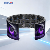 Écran LED de location P2.6 P2.9 500x500mm, mur vidéo, scène, salle de conférence, forme circulaire, écran LED flexible
