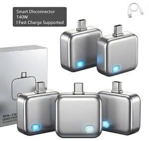 Separador de Carga Inteligente USB-C de 140W, Carga Rápida de 120W, Apagado Automático, Protección Contra <span class=keywords><strong>Sobrecarga</strong></span> para iPhone, Reloj y Portátil - Product Image 1