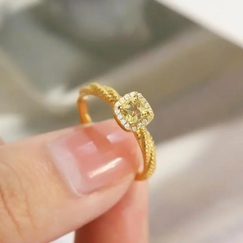 Nuovi gioielli di moda di Design anelli di barretta con impostazione di diamanti per set di anelli di gioielli da sposa per gioielli da donna