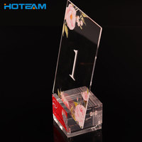 Hoteam – bloc acrylique transparent en résine pour bureau, avec 17 ans d'expérience, par Sublimation