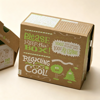 Boîte à fruits en carton ondulé personnalisée à prix de gros abordable avec trous respirants pour supermarchés et magasins de détail