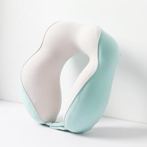 Oreiller de voyage ergonomique en mousse à mémoire de forme à rebond lent, personnalisable, portable, respirant et doux, avec soutien cervical en forme de U - Product Image 5