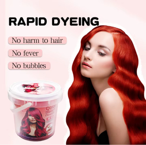 Crème colorante pour cheveux noire de qualité supérieure <span class=keywords><strong>100</strong></span>% <span class=keywords><strong>naturelle</strong></span> et biologique, couvre les cheveux gris et blancs, couleur Ginseng pour tous types de cheveux - Product Image 3