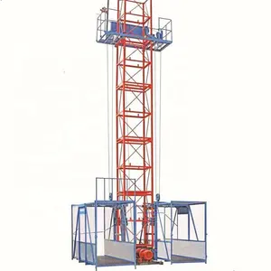 建筑工程中使用的电动升降平台货物升降机重载能力升降机