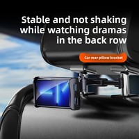 Support de téléphone universel pliable et créatif pour voiture, fixation rapide, pour utilisation sur lit ou siège arrière – Idéal pour téléphones et tablettes