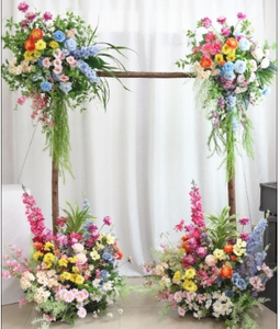 Fiori decorativi su misura arazzi verde <span class=keywords><strong>angolo</strong></span> Runner fiori fiori fiori fiori fiori peonia rosa corridoio centrotavola - Product Image 2