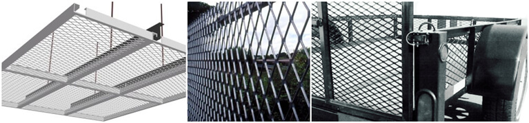 Protective Stainless Steel Expanded Metal Mesh Perforated Plain Weave