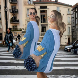 2023 <span class=keywords><strong>zapatos</strong></span> <span class=keywords><strong>deportivos</strong></span> <span class=keywords><strong>de</strong></span> ocio con cremallera para <span class=keywords><strong>mujer</strong></span> para <span class=keywords><strong>Amazon</strong></span> Cross-Border Fashion-Wish Trend Color sólido Slip-On Closure Winter Season - Product Image 3