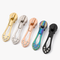 Meetee ZT954 5 #   Cremallera Decorativa de Nylon Colorida para Ropa, Bolsos, Prendas, Maletas, Costura y Accesorios de Manualidades DIY