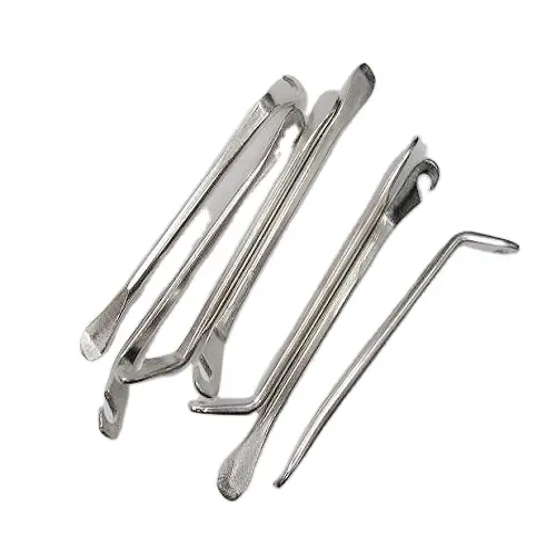 Ban sepeda pry bar ban sepeda gunung, alat penghilang ban stainless steel pry bar logam