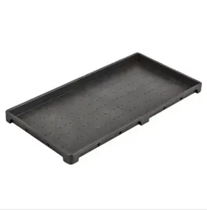 Stackable 300x600mm ABS Hydroponic Fodder Growing Tray Plastic Paddy Nursery Planting Rice Seedling Tray