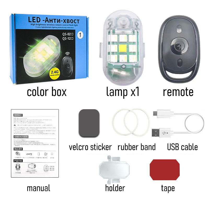 1 lámpara+mando+imán+soporte