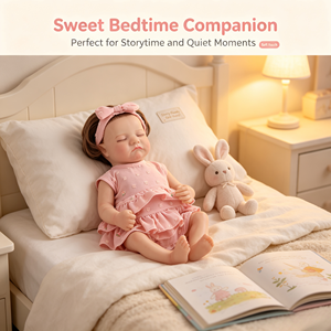 Muñeca <span class=keywords><strong>Reborn</strong></span> Realista <span class=keywords><strong>de</strong></span> 18 Pulgadas (45.72 cm) con <span class=keywords><strong>Cuerpo</strong></span> <span class=keywords><strong>de</strong></span> Vinilo Ponderado, Atuendos Surtidos, Juguete Personalizable, Regalo para Niños y Coleccionistas - Product Image 2