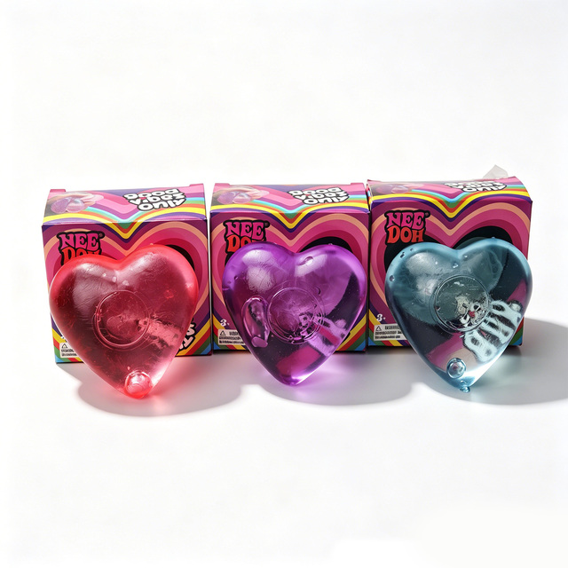Heart-shaped Squishy Toy Soft Comfortable Non-sticky Texture Bounces Back Quickly Cute Compact Designperfect Portable