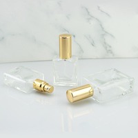 Flacons pulvérisateurs en verre vides de 10 ml, 15 ml, 30 ml pour le décantage de parfum avec bouchons en bois/autres matériaux, pompes à pression