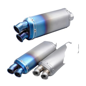 Nouveau silencieux d'échappement de moto en acier de 51 mm avec DB Killer à double trou ADV F800/F750/Z900/MT09/R7/MT03/ZX4R/R6 <span class=keywords><strong>N</strong></span>.<span class=keywords><strong>L</strong></span>.<span class=keywords><strong>K</strong></span>.HANN 1 an - Product Image 1