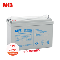 Mhb HR12400W 12V 100ah 240W UPS VRLA Baterai Industri SMF Isi Ulang Daya Tinggi
