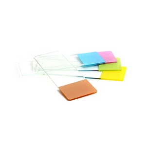 Portaobjetos de microscopio esmerilados con código de color Degao Lab, con área de etiquetado de pintura de color, para la clasificación de muestras biológicas. - Product Image 2