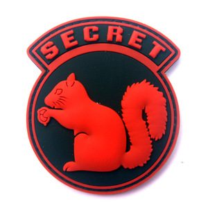 Vải Ngoài Trời Thân Thiện Với Môi Thêu Màu Đen Áo Choàng Người Đàn Ông Sóc Ma Thuật Băng Tay <span class=keywords><strong>PVC</strong></span> Chiến Thuật Tinh Thần May-On May - Product Image 4