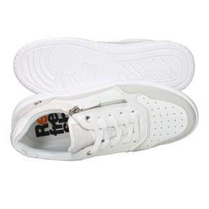 Zapatillas Donna Bianco 36 Blancas con Tacón de 3,5 cm, Zapatos de Lona a la Moda - Product Image 6
