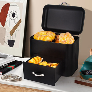 Caja de almacenamiento de escritorio Chu Luoyun, organizador de oficina independiente rectangular de doble capa, estilo japonés - Product Image 3