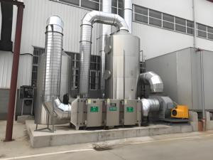 Yüksek kalite tıbbi atık yakıcısı egzoz gazı arıtma ekipmanları düşük fiyat PLC motoru içeren döner fırın yakma - Product Image 2