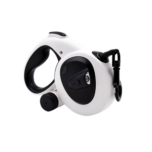 Illumina il guinzaglio per cani da compagnia retrattile ricaricabile USB con torcia a Led e Dispenser per sacchetti di cacca - Product Image 4